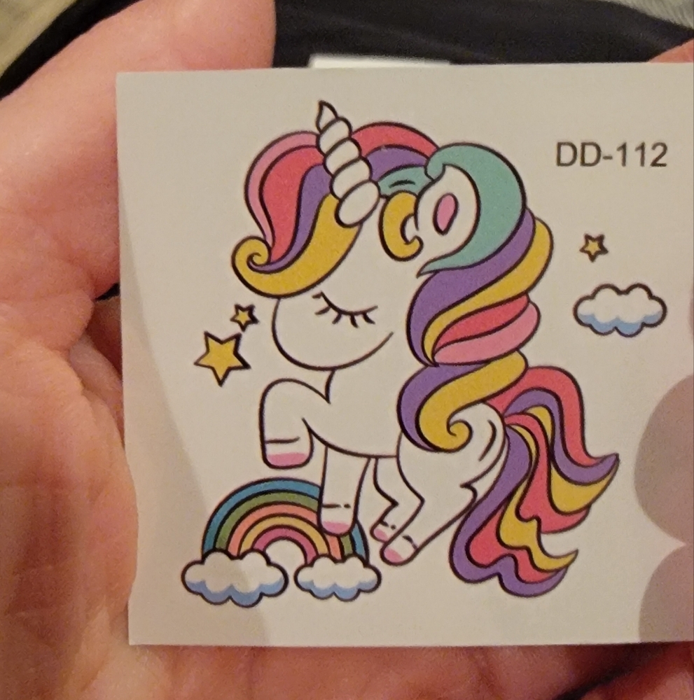 Colorful Cartoon Tattoo Set - Picture 6 of 7